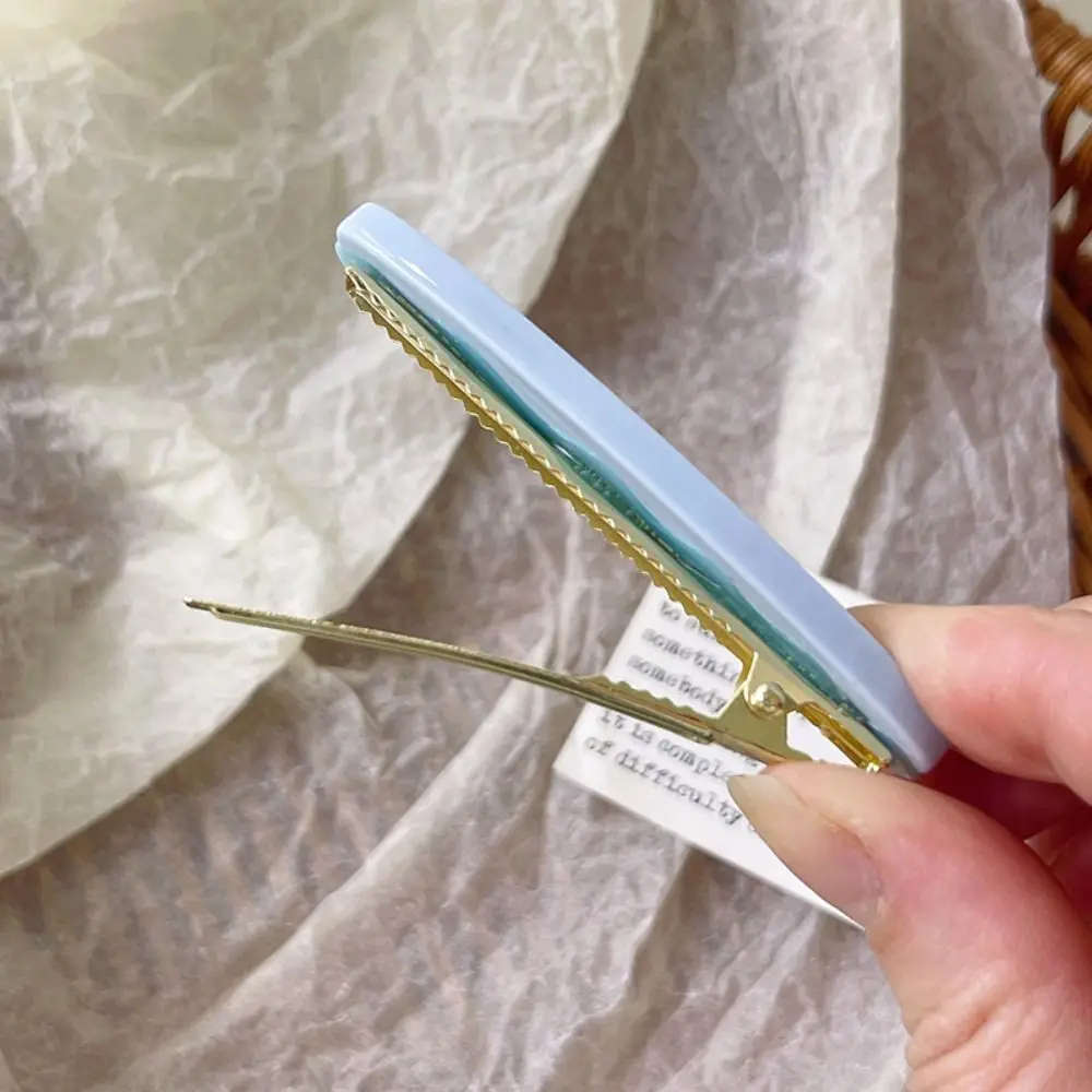 Neue Essigsäure Haar Klaue Clips Strass Haar Styling Entenschnabel Clip Seite Clips Frauen