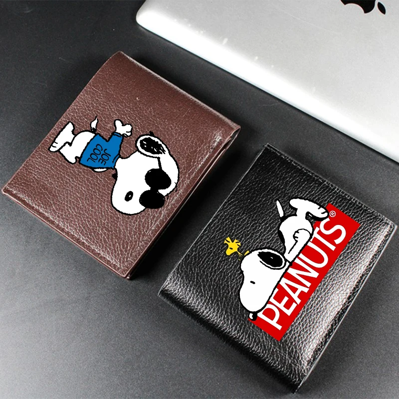 

Короткий кошелек Snoopyed, модный держатель для кредитных карт из искусственной кожи, двойной кошелек, продукт премиум-класса, винтажные защитные вместительные сумки