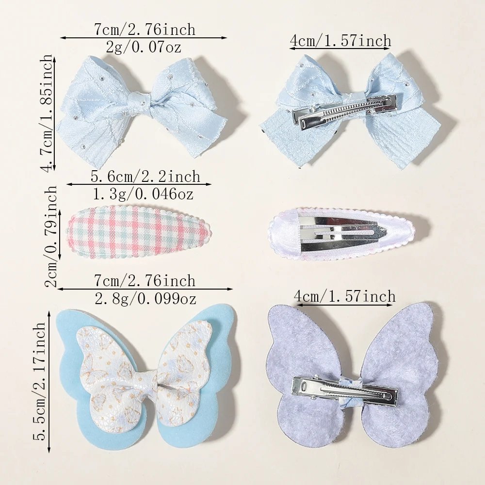 2/4/5 قطعة القوس لطيف طفل مشبك شعر مجموعة لطيف BB كليب فتاة صغيرة فراشة باريت موضة لطيف الأزهار البريق الطفل إكسسوارات الشعر