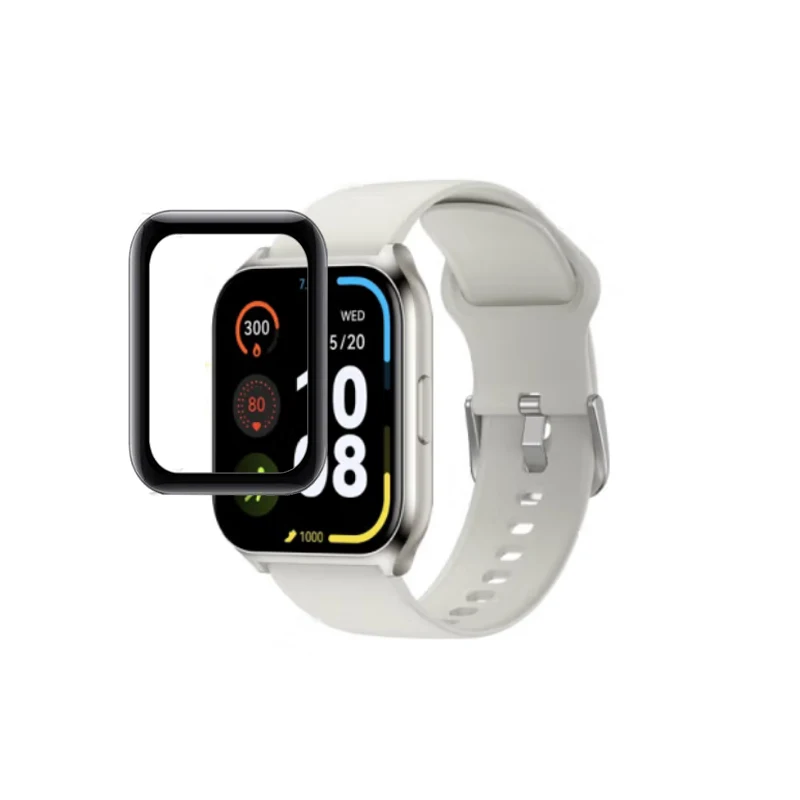 ثلاثية الأبعاد منحني حافة لينة واضح فيلم واقية Smartwatch غطاء كامل ل Haylou ساعة ذكية 2 برو حامي الشاشة الحرس اكسسوارات