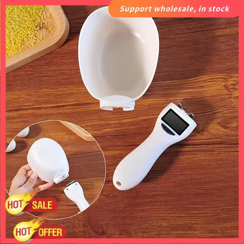 RISE-Food 計量スクープスケール、栄養計算機付き食品スケール、計量スプーンスケール 800G/1G 高、液晶画面付き 3 個