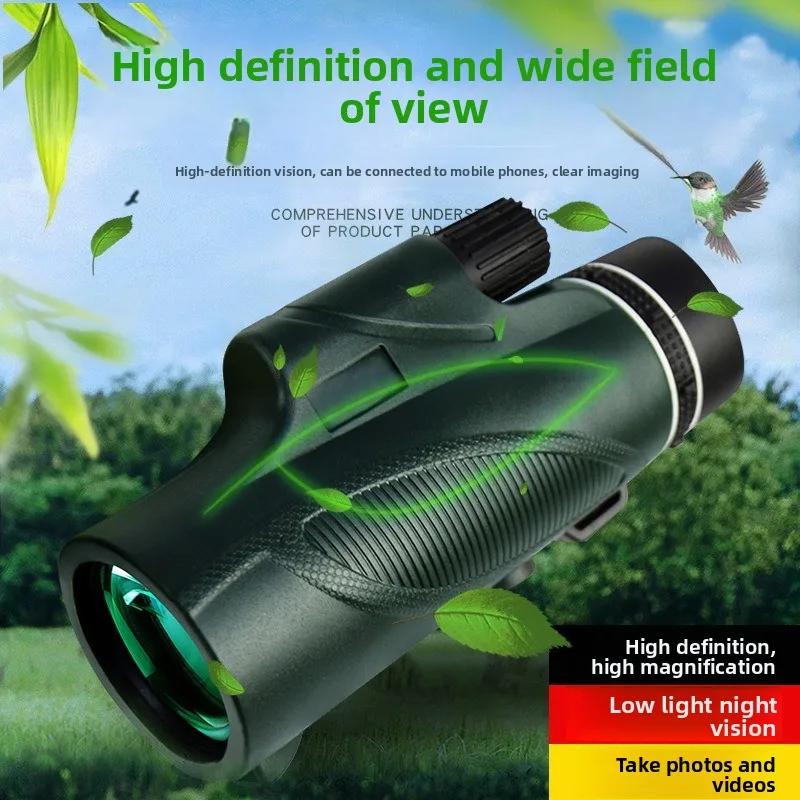 

Single Tube Telescope with High-definition and High Magnification Eyepiece Professional Military Night Vision Telescope