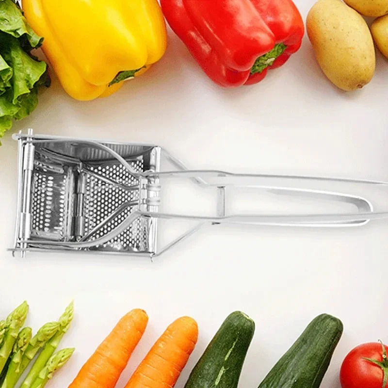 Potato Ricer, Heavy Duty Stainless Steel Potato Masher and Ricer Kitchen Tool, Press and Mash For Perfect Mashed Potatoes