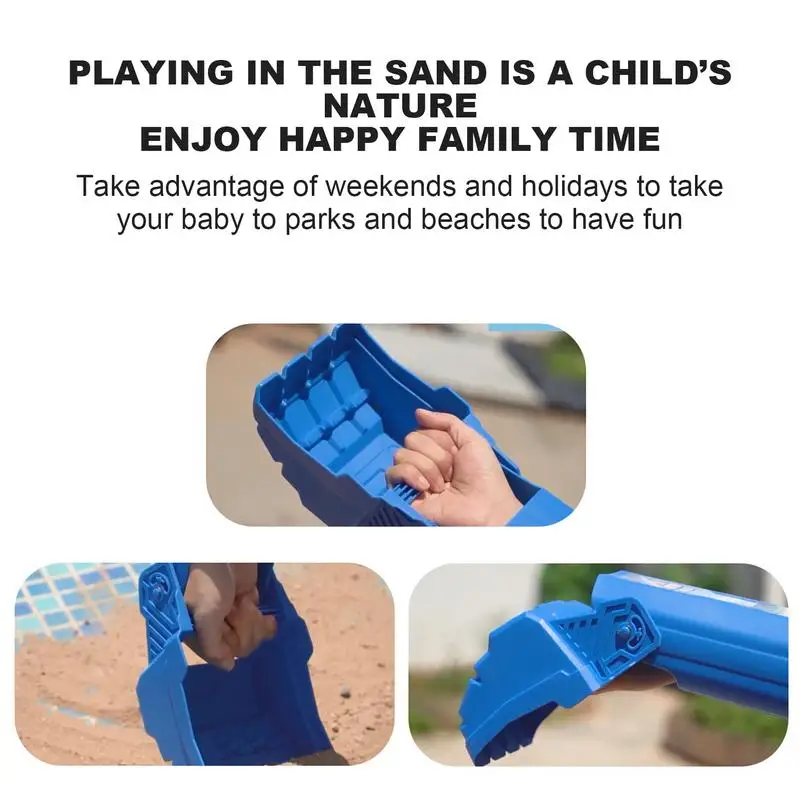 Sand Digger For Kids Sand Scoop Beach Shovel Digging Tool Mechanical Digging Toys For Party Favor Children Sand & Snow Boys