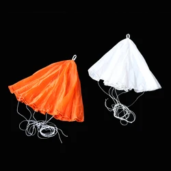 1PCS Dia 70cm 100cm 150cm Orange/White Parachutes Fall Protection Parachute Head for Water Rocket Model Airplane Outdoor Gift
