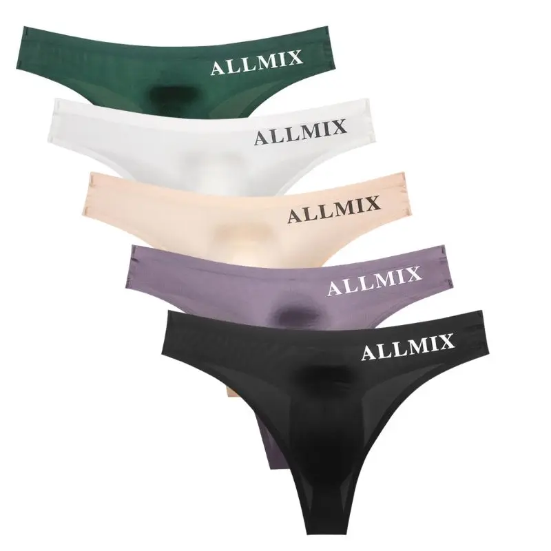 

Mens Sexy Underwear Breathable Ice Silk Male Briefs Underpants Men Low Rise U Convex Pouch Panties Thin Thong