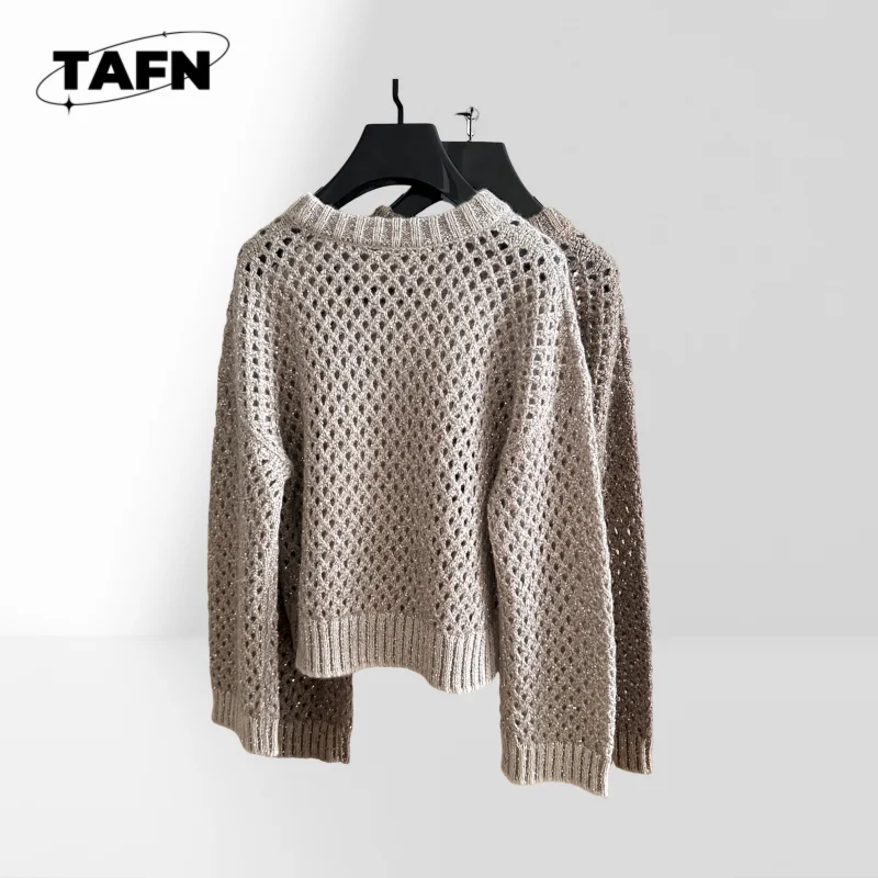 

Chic Oversized Knit Cardigan for Women, Soft and Comfy for Fall & Winter Comfortable and Perfect for Layering AI0976