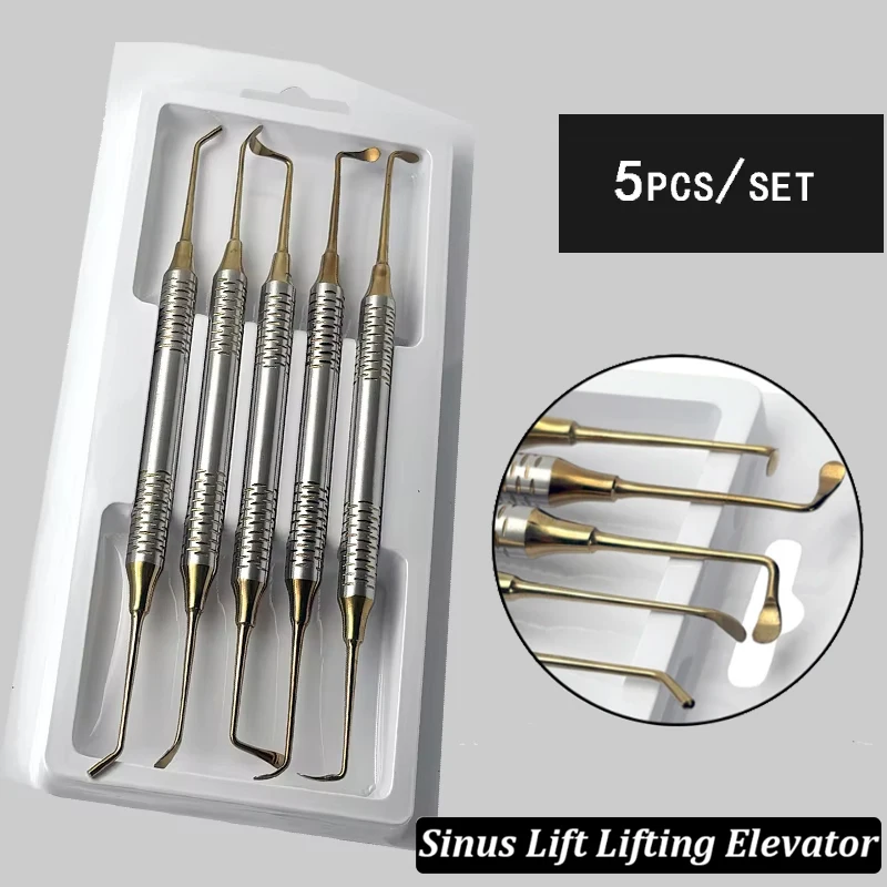 

Dental Implant Sinus Lift Lifting Elevator Instrument Stainless Steel Tool Double Ends Set Dentist Oral Repair Fill Material