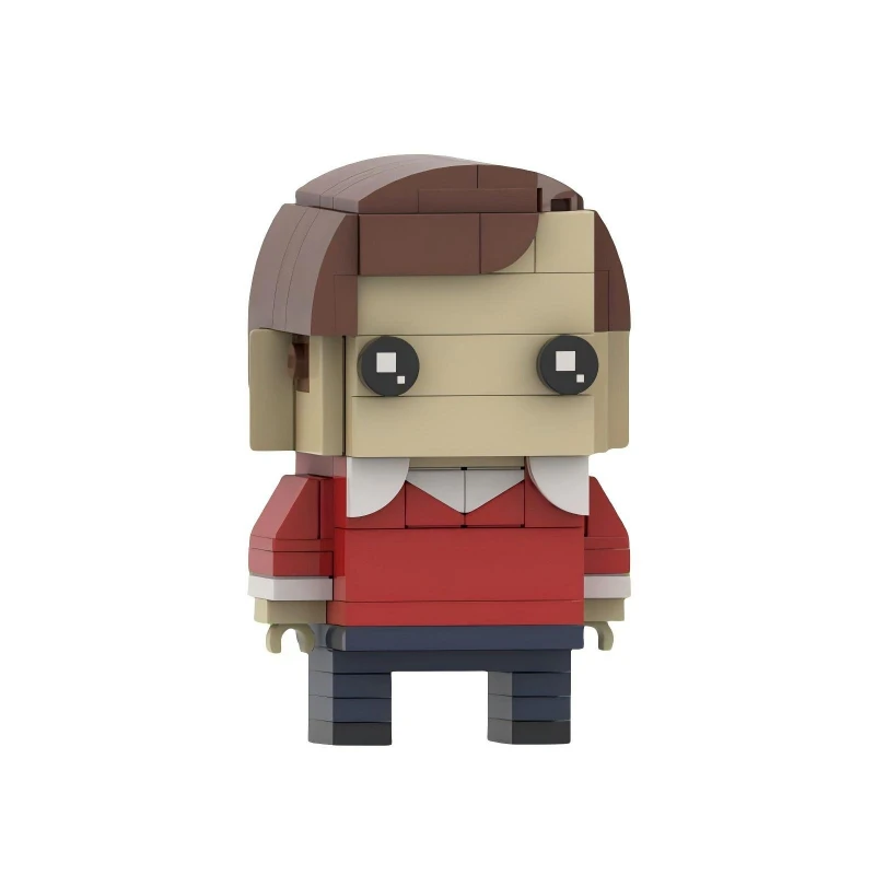 MOC – figurine de film animé Bricksheadz, jouet pour enfants, modèle Joker, cape de chauve-souris, poupée croisée, blocs de construction, bricolage, cadeau de Collection pour adultes