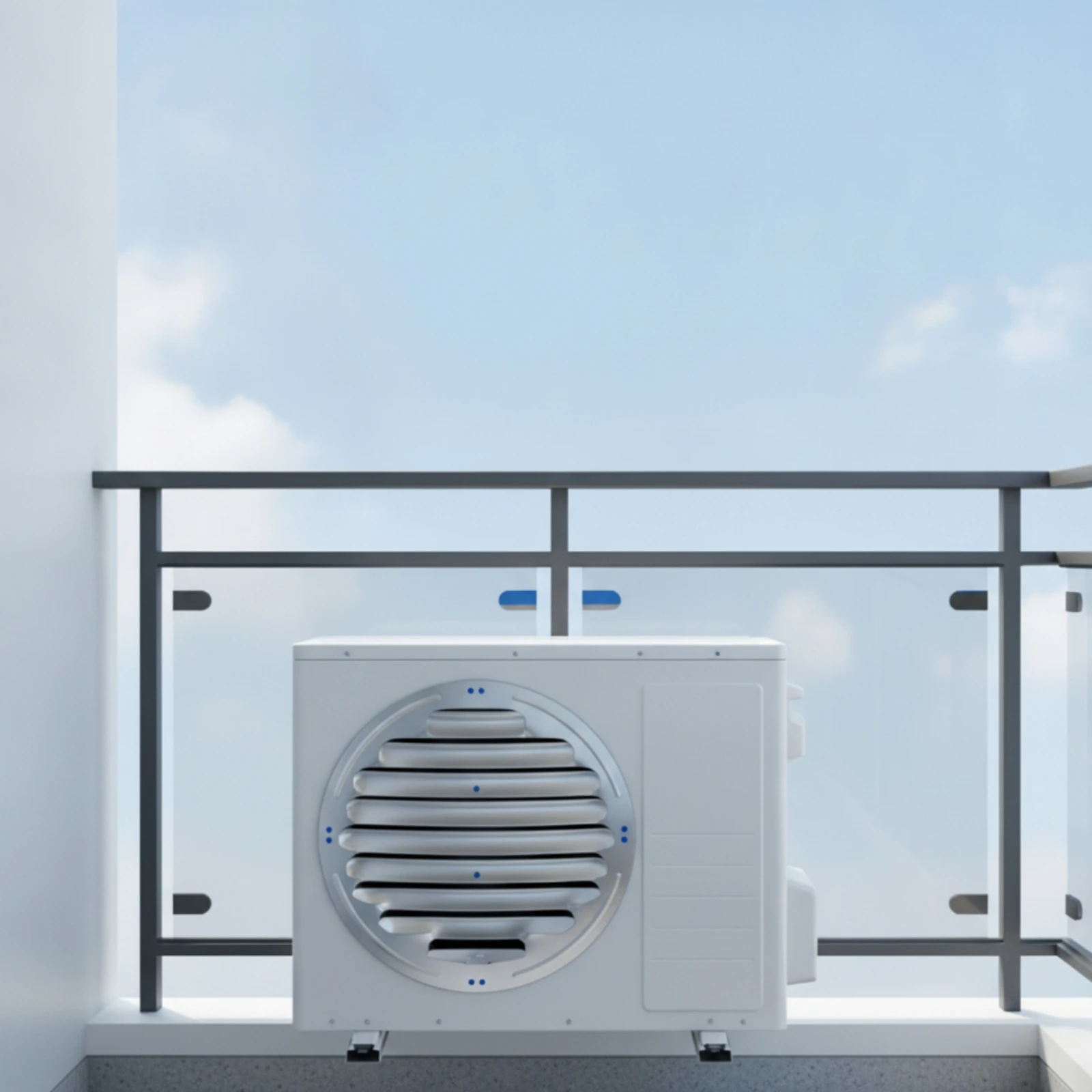 Air Conditioning Outdoor Unit Wind Deflector Silver Air Conditioner Wind Deflector Air Conditioner Windshield Long-Lasting