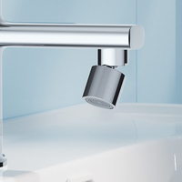 Diiib Dual Function Bubbler Kitchen Faucet Aerator 360 Degree Swivel Tap Water Splash-proof Filter Bathroom Sink Accessories