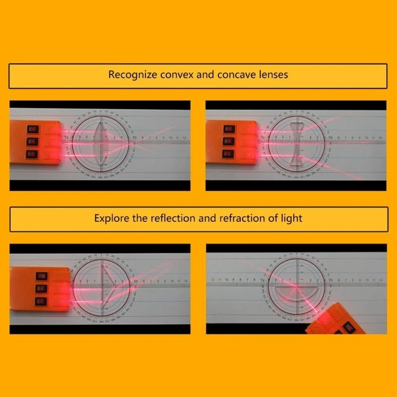 Science Optical Lens Pinhole Imaging Optics Equipment Tool Physics Lab Set K92C