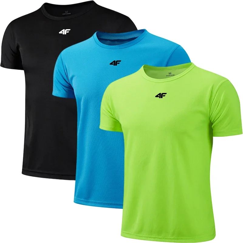 Hot Sales Jogging Shorts Sleeve T-shirt Casual Sports Summer Cool Daily Quick Drying Versatile Outdoors Men's Tops Tees Clothing image 2