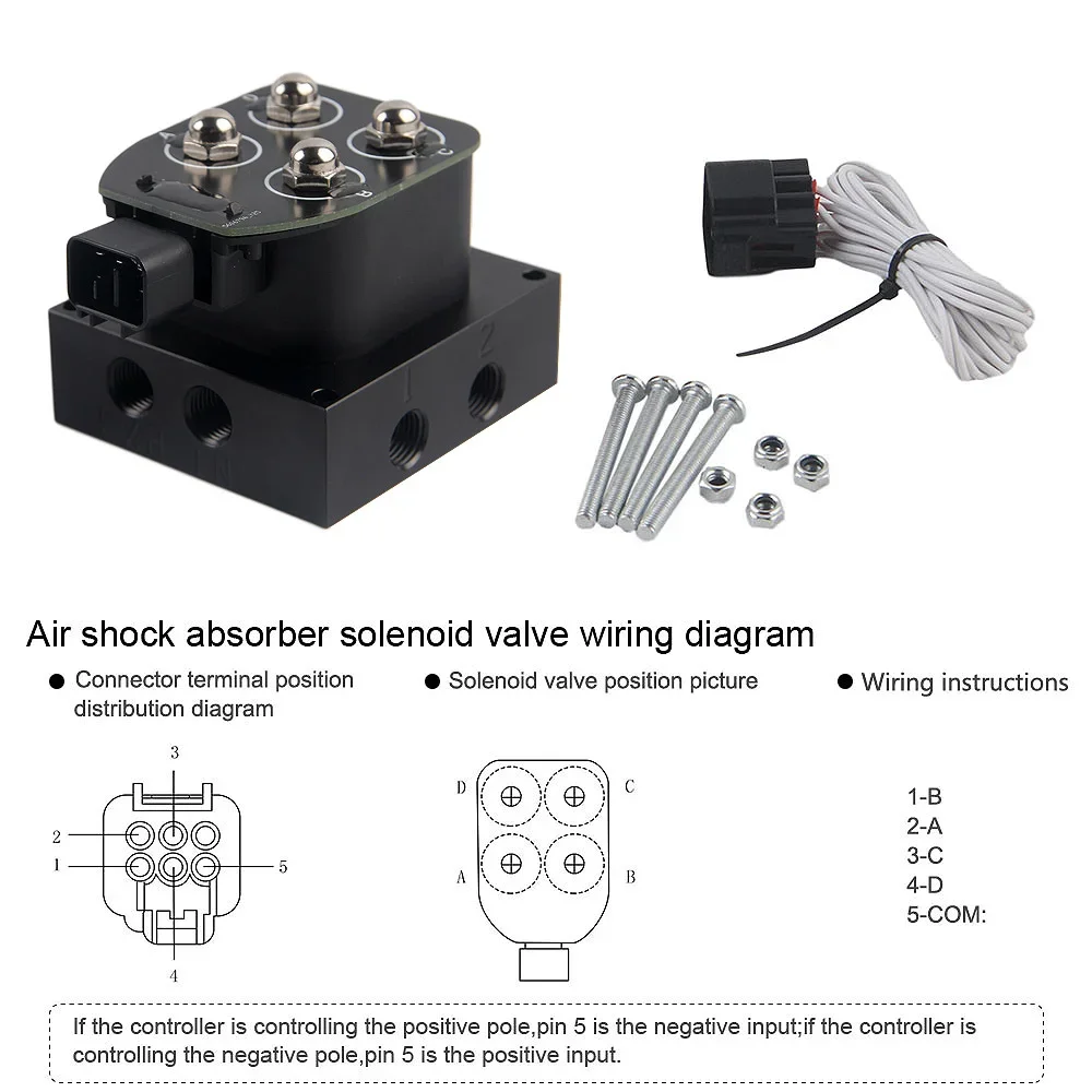 

auto 12V Air Ride Suspension Manifold Valve Fast Air Bag Control fbss (0-300psi)