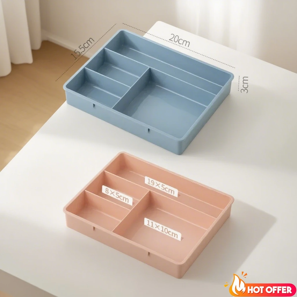 

Органайзер для ящика стола, ящик для хранения канцелярских принадлежностей, ящик для хранения косметики, органайзер для макияжа, домашний офис, ящик-разделитель, контейнер