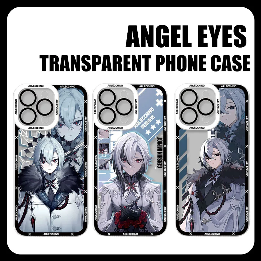 Genshin Impact Anime Case For Xiaomi Redmi Note 14 13 12 11 Pro Plus 4G 5G 12S 11S 10S 10 9 9S 12C 13C 14C A3 A4 Clear Cover