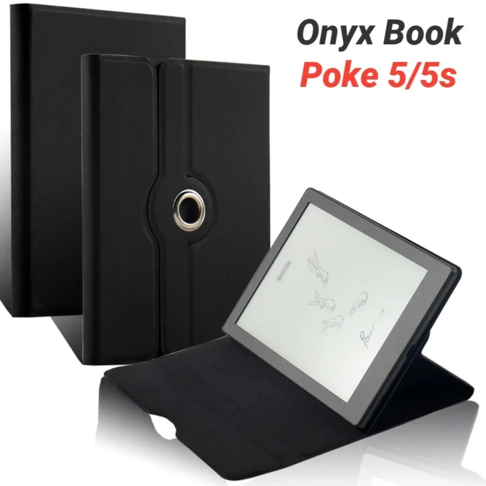 Free Screen Film For Onyx Boox Poke 5 Smart Case Poke5 360 Degree Rotating Stand Cover For Boox Poke 5s Magnetic Funda