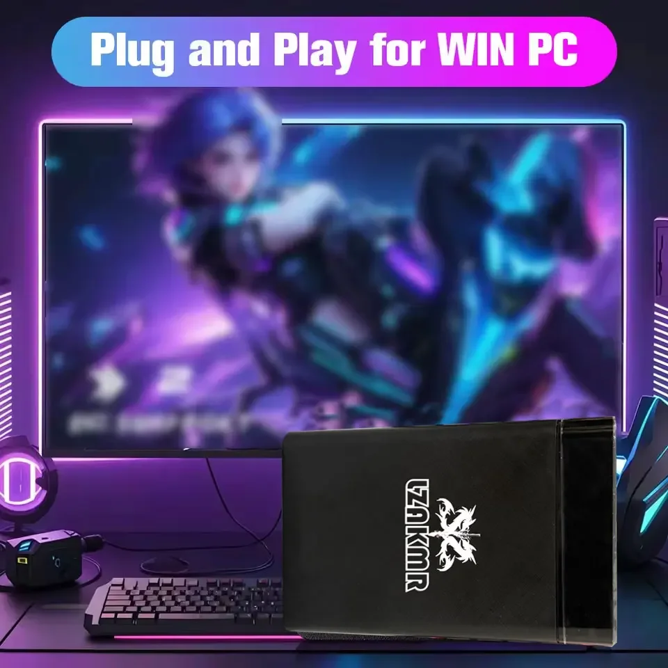 Portable Retro Game HDD PlayZone 1TB Launchbox/Playnite/Retrobat Emulator Game HDD For PS5/Xbox/Switch/PS4/PS3 With 16000+ Games