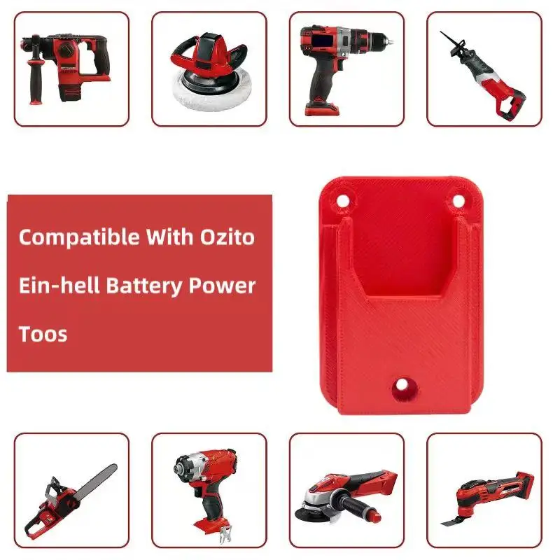 전동 공구 벽 마운트 Ein-hell 18v 도구 Undershelf 홀더 마운트 용 Ozito 용 10PCS 도구 벽 마운트