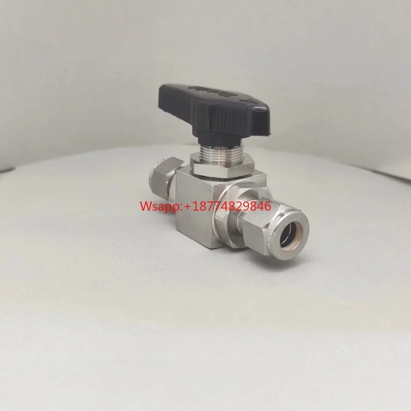 

316L stainless steel BV high-pressure 3000psi three-way straight socket ball valve panel installation instrument air circuit