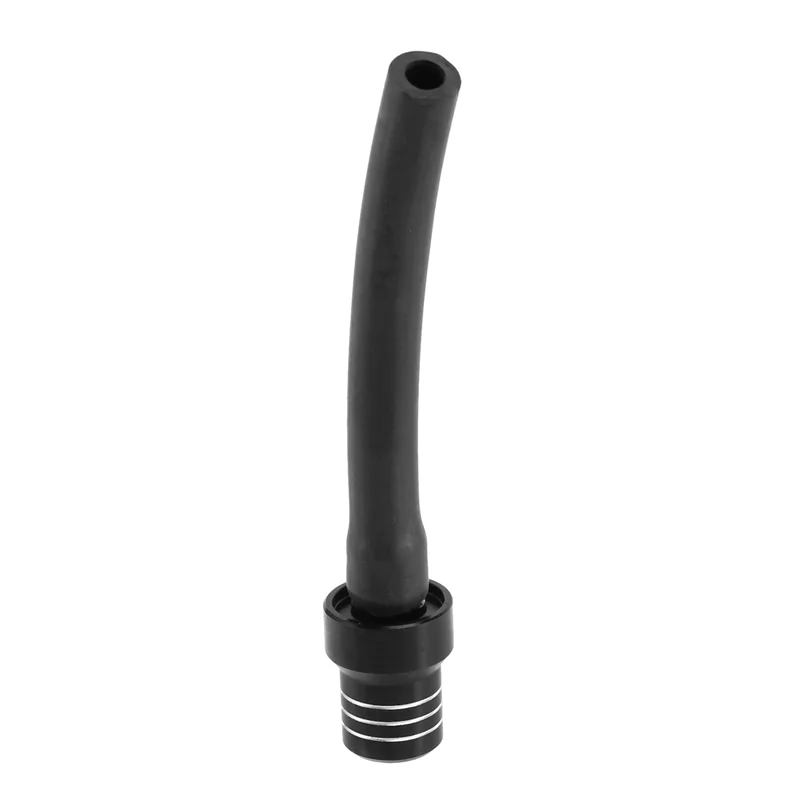 A03Q-5X غطاء خزان الوقود الغاز صمام تنفيس الاستراحة خرطوم أنبوب للدراجة الترابية ATV PIT اللون: أسود