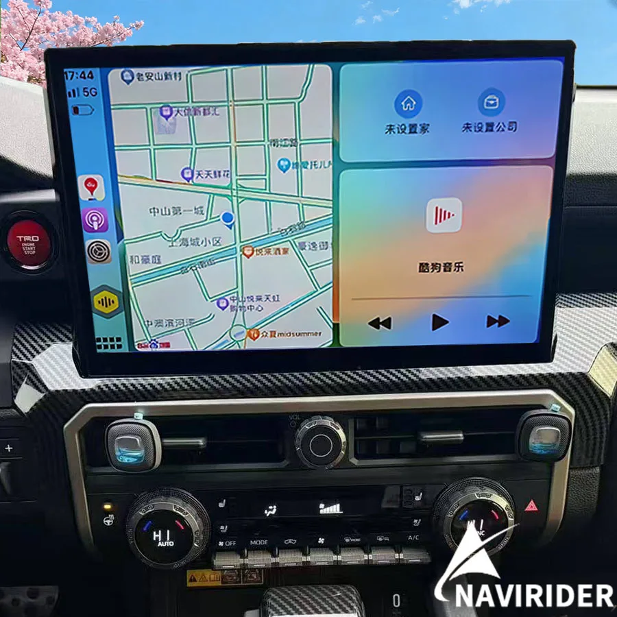 

12,3-дюймовый Android-экран для Toyota Tacoma 2024, чтобы подарить автомобильный радиоприемник, мультимедийный видеоплеер, Carplay, навигация, GPS, стерео, 4G, Wi-Fi