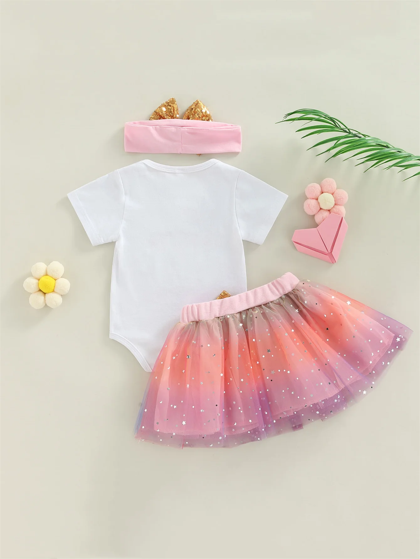 3pcs Baby Girls Cute \