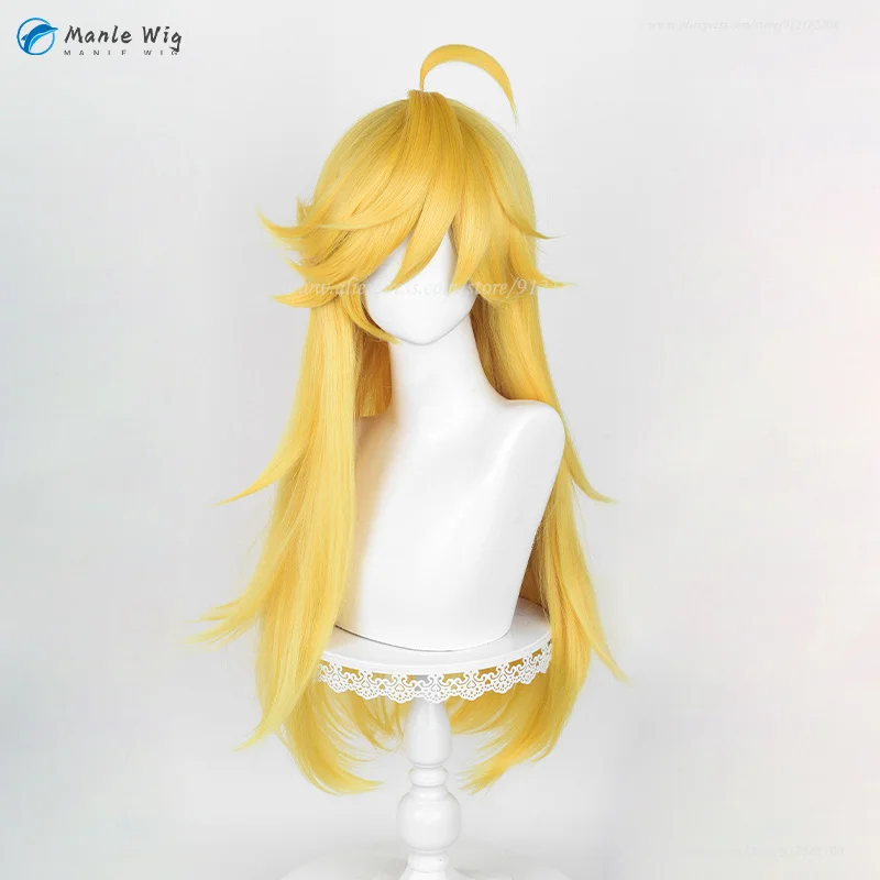 Anime Panty and Stocking with Garterbelt Cosplay Panty Anarchy Cosplay Wig 75cm Golden Panty Wig Heat Resistant Stocking Wigs