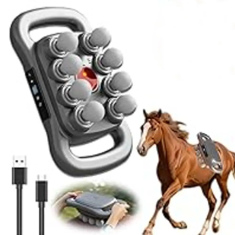 

High-Frequency Vibration 8-Head Massager Fast Recovery Ultra-Quiet Operation Waist Massager Durable Multifunctional Usage