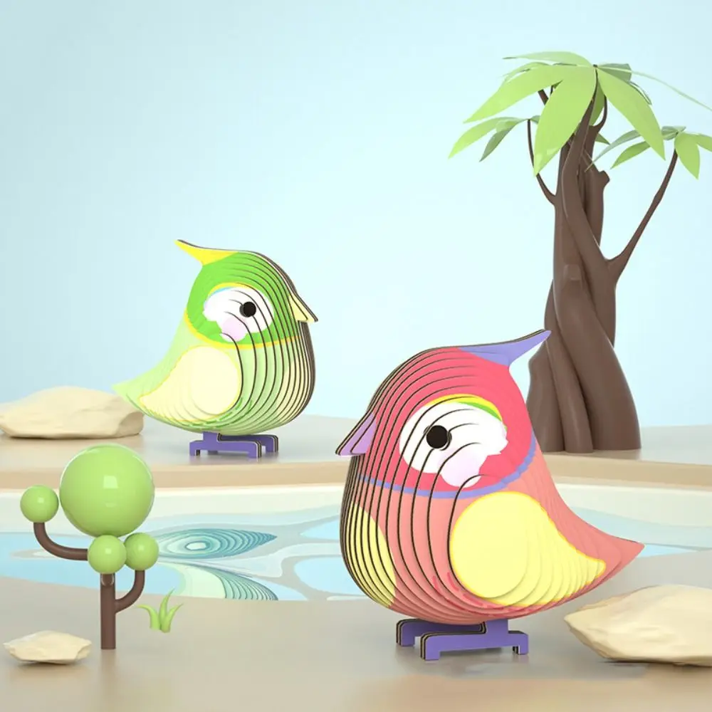 

Cognition 3D Paper Puzzle Montessori Funny Animal Paper Puzzle Educational Handmade Paper Card 3D Puzzle Kids Birthday Gifts