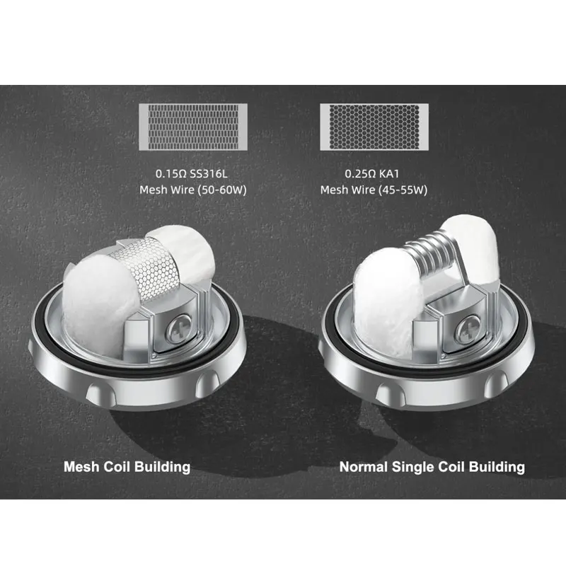 Originale hellpape Dead Rabbit M RTA Tank 25mm Top Filling 0.15/0.25ohm Mesh Coil atomizzatore tank VS Zeus X RTA per 510 Vape Mod