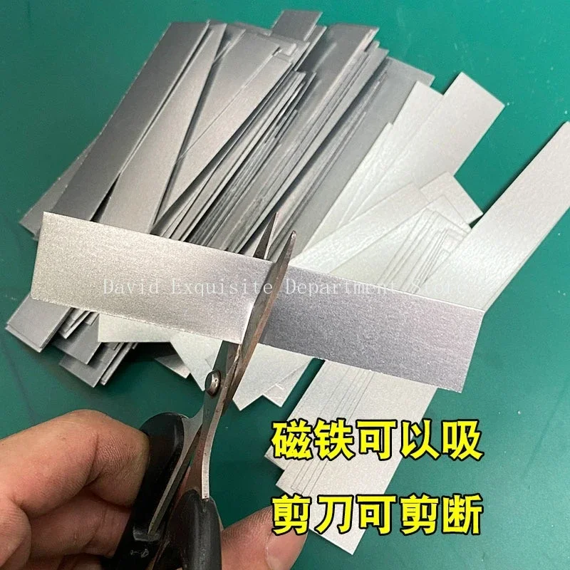 Thickness 0.3mm Galvanized Plates Iron Sheet Anti-rust Folding Diy Handmade Small Thin Metal Foil Strip Tprocessing Custom