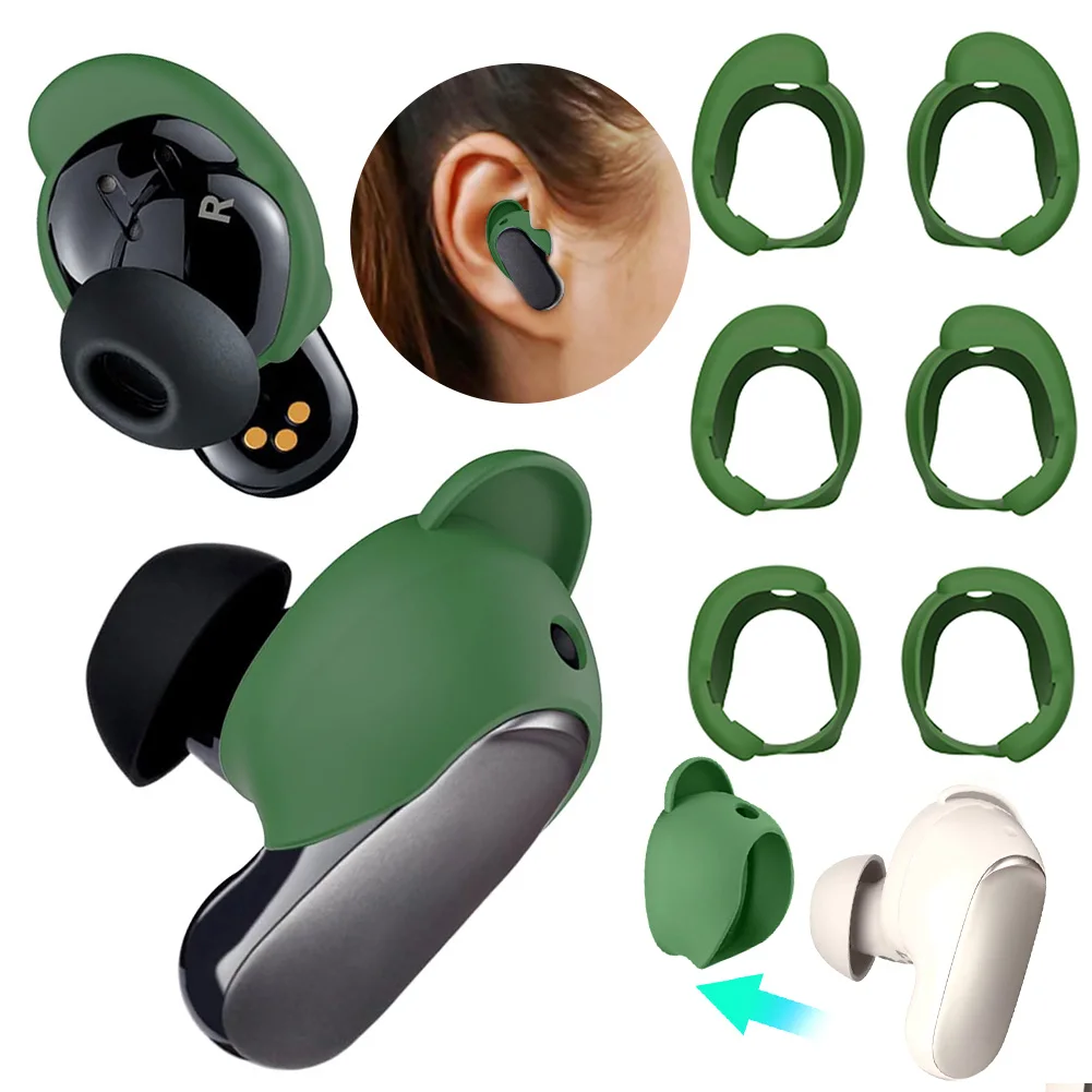Almohadillas de silicona para auriculares Bose QuietComfort II, cubierta para auriculares, puntas de repuesto, tapones para los oídos, accesorios para auriculares