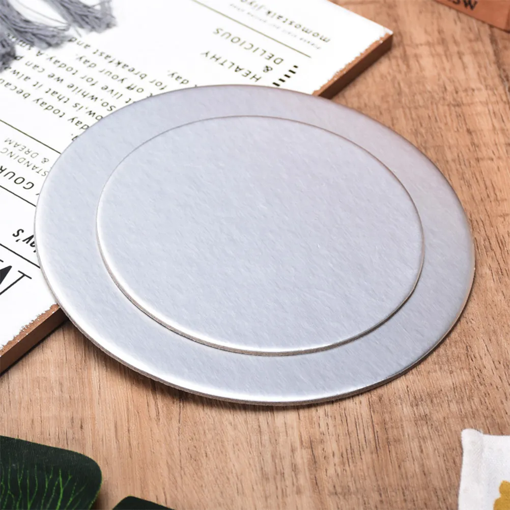 

24Pcs Disposable Cake Boards Sturdy Round Bases for Professional and DIY Cake Decorating Circle Cardboard Bases