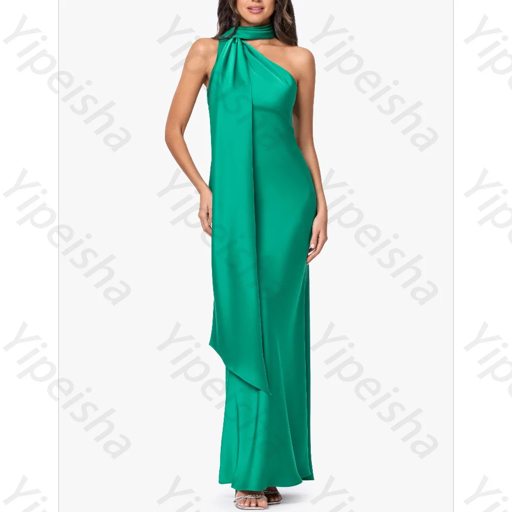 

Customized Off Shoulder Sleeveless Evening Dresses Elegant Ankle-Length Celebrity Dress Exquisite High Quality Prom Party Gowns