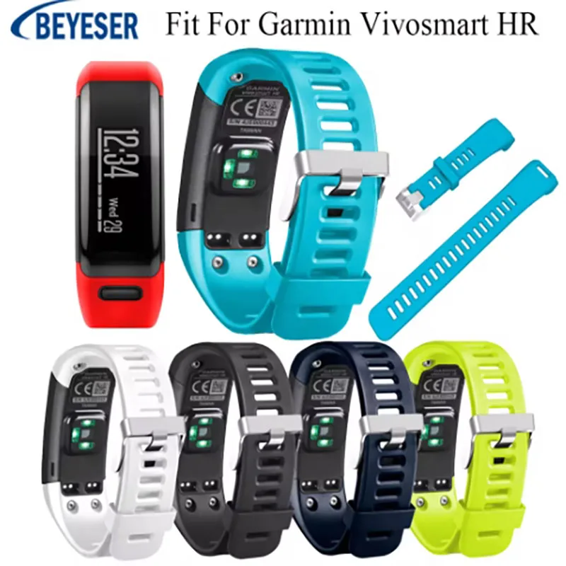 New Classic smart Watchband For Garmin Vivosmart HR Bracelet replacement Watch strap for Garmin vivosmart HR Soft Silicone Strap