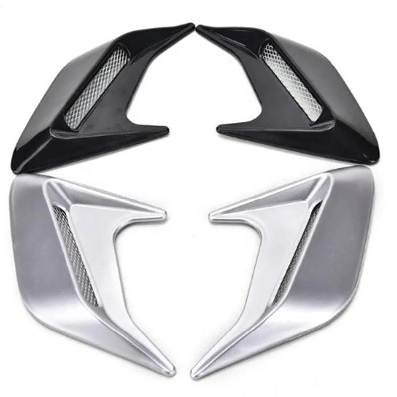 

2 шт., имитация автомобиля, боковое вентиляционное отверстие, воздушный поток, наклейка на крыло, боковое вентиляционное отверстие, декоративная наклейка на крыло, внешние аксессуары