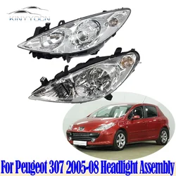 For Peugeot 307 2005 06 07 2008 Head Light Head Lamp Headlight Headlamp Front Light Front Lamp Assembly Assy