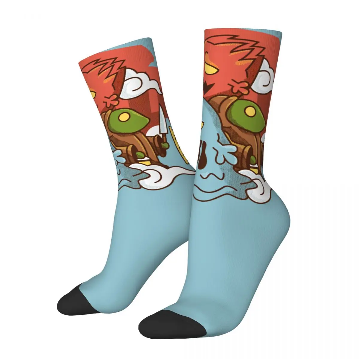 Funny Crazy Sock for Men Enemies Hip Hop Harajuku Final Fantasy XIV Game Happy Quality Pattern Printed Boys Crew Sock