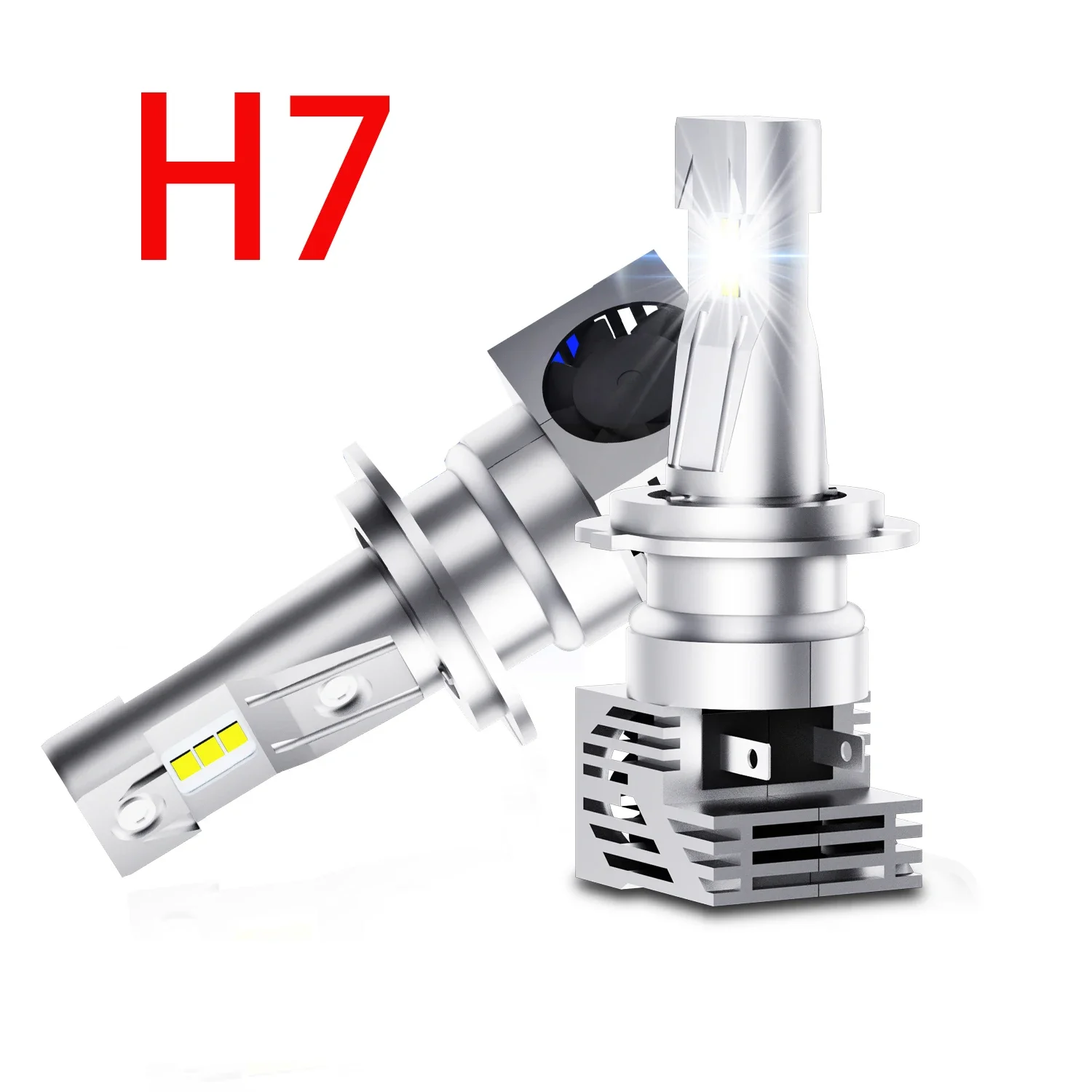 

M3 H7 LED Headlight Bulb Canbus Plug and Play Hi/Low Beam With fan H4 LED Super Bright Headlamp 6000K ZES Lamps 12V 24V