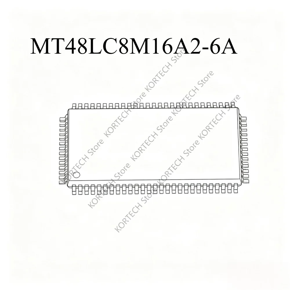 5PCS/Lot original MT48LC8M16A2P-6A:L  MT48LC8M16A2-6A 48LC8M16A2 patch TSOP-54 IC chip