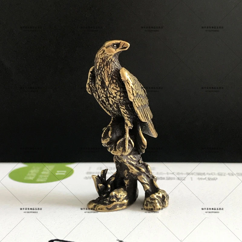 ornament, brass eagle home decor, creative craft gift, brassware