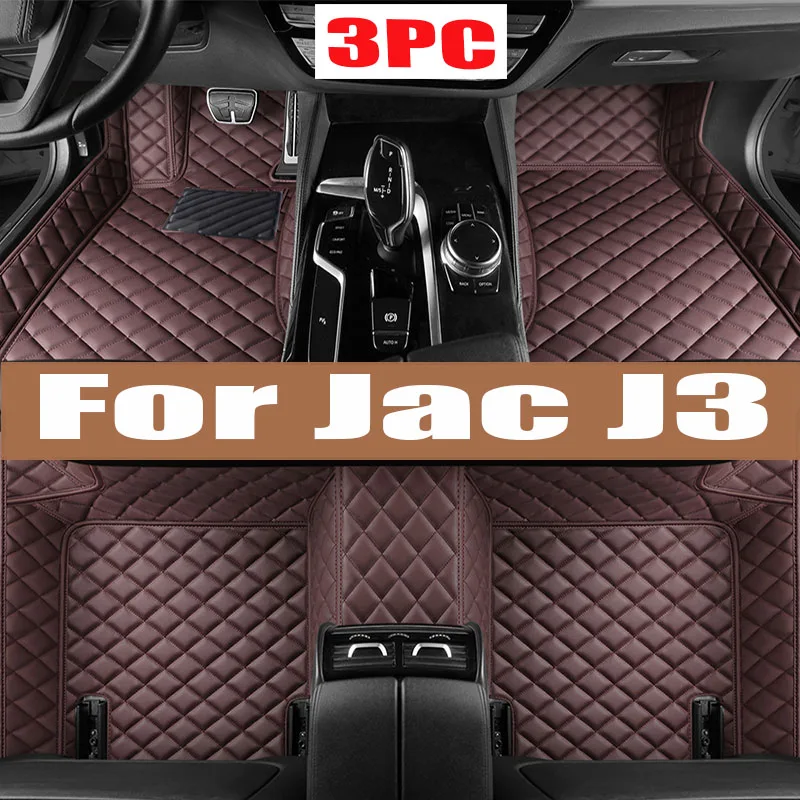 Car Floor Mat For Jac J3 2008 2009 2010 2011 2012 Custom Man Waterproof Luxury Woman Foot Pads Auto Interior Rugs Accessory