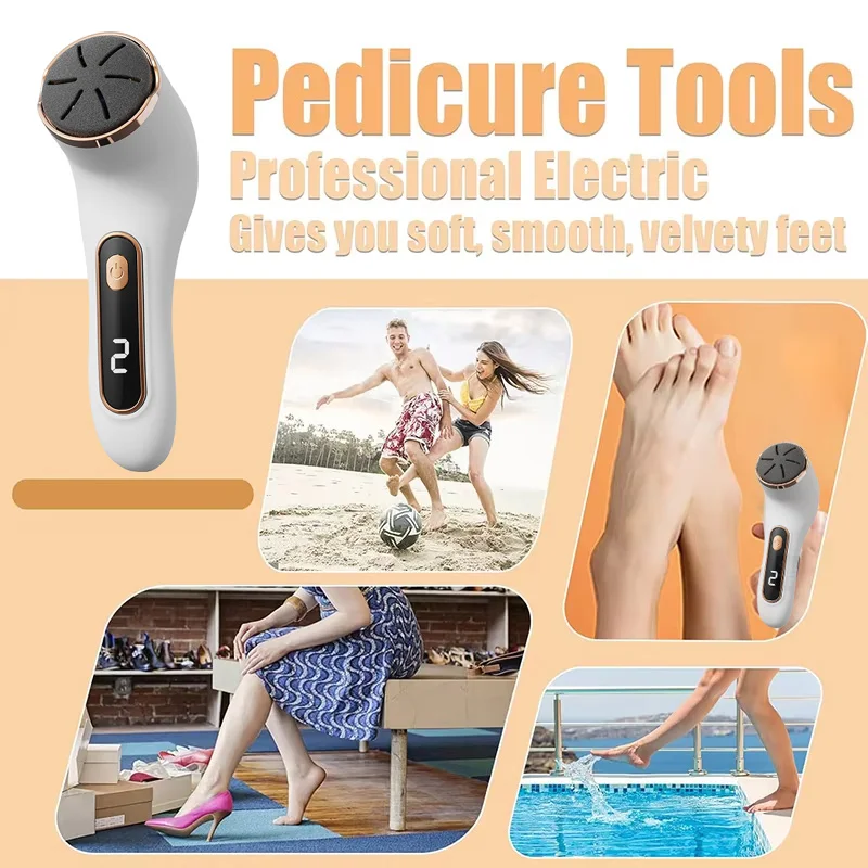 

Новая электрическая машинка для удаления мозолей и огрубевшей кожи 2026 года, профессиональный педикюрный инструмент для домашнего использования