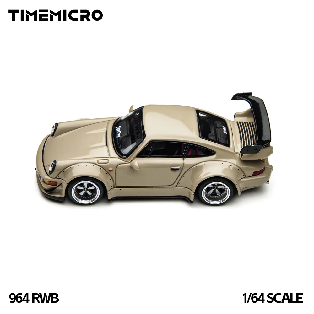 

*Pre-order*TimeMicro RWB 964 1:64 Diecast Alloy Car Model Beige Gift Box / Standard Edition Static Vehicle Collection Gift