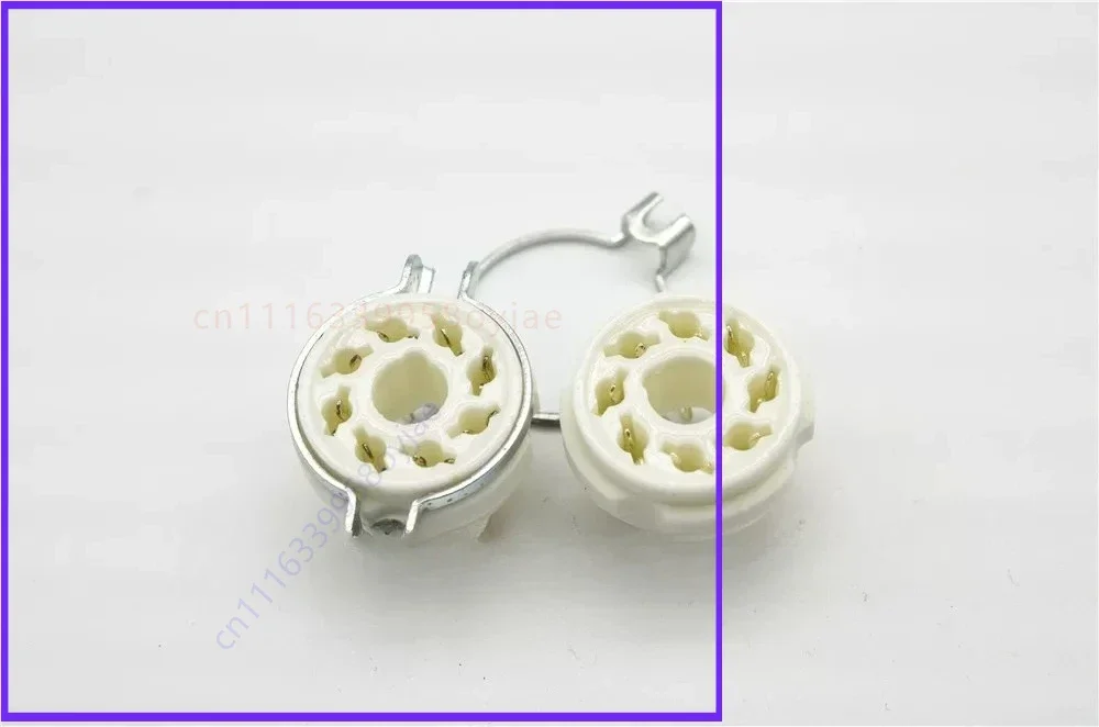 20pcs  Socket for Large Octal Ceramic Tube Socket 6N8P 6N9P 6P3P KT88 EL34 For Amplifier