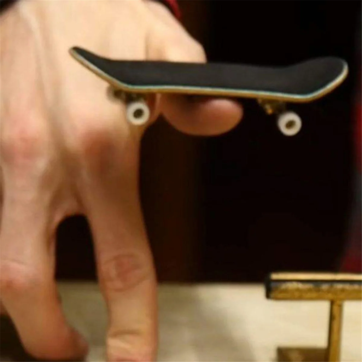 A03R Mini Finger Skateboard Fingerboard Colourful Skatepark Maple Double Rocker Sport Bearings and Palm Slide Board