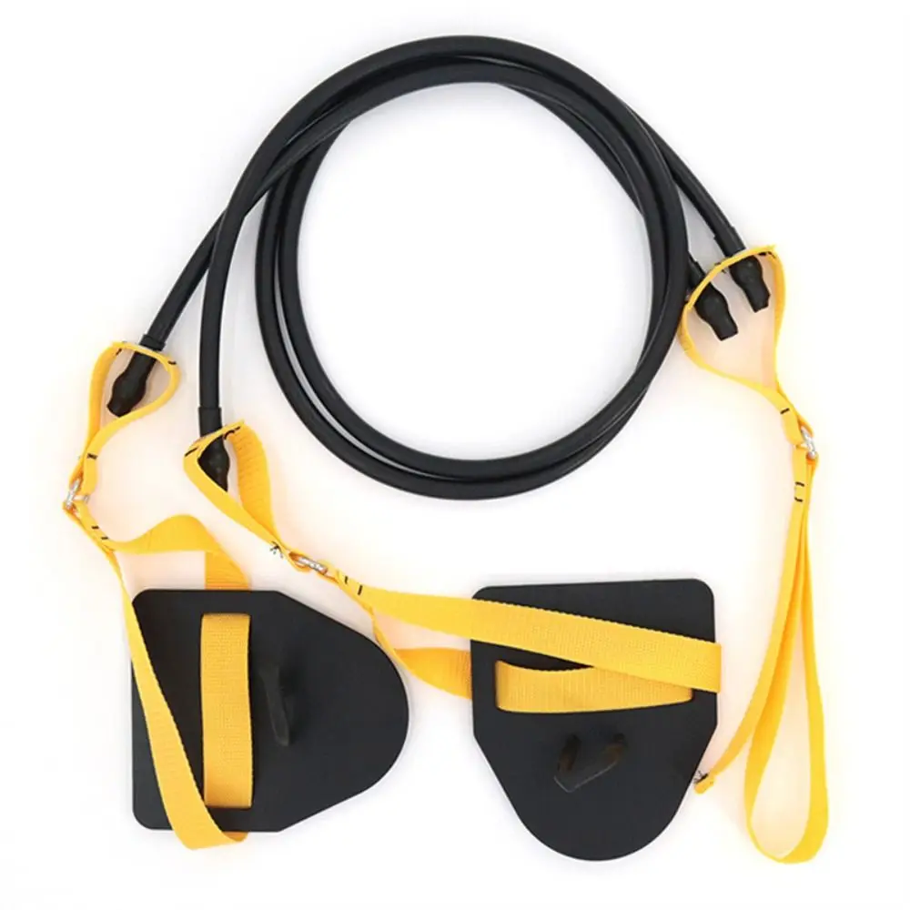 Rope Work Out Hand Webbed Muscle Training Fitness Resistance Bands Arm Strength Trainer Resistance Paddle Palm Swimming Trainer