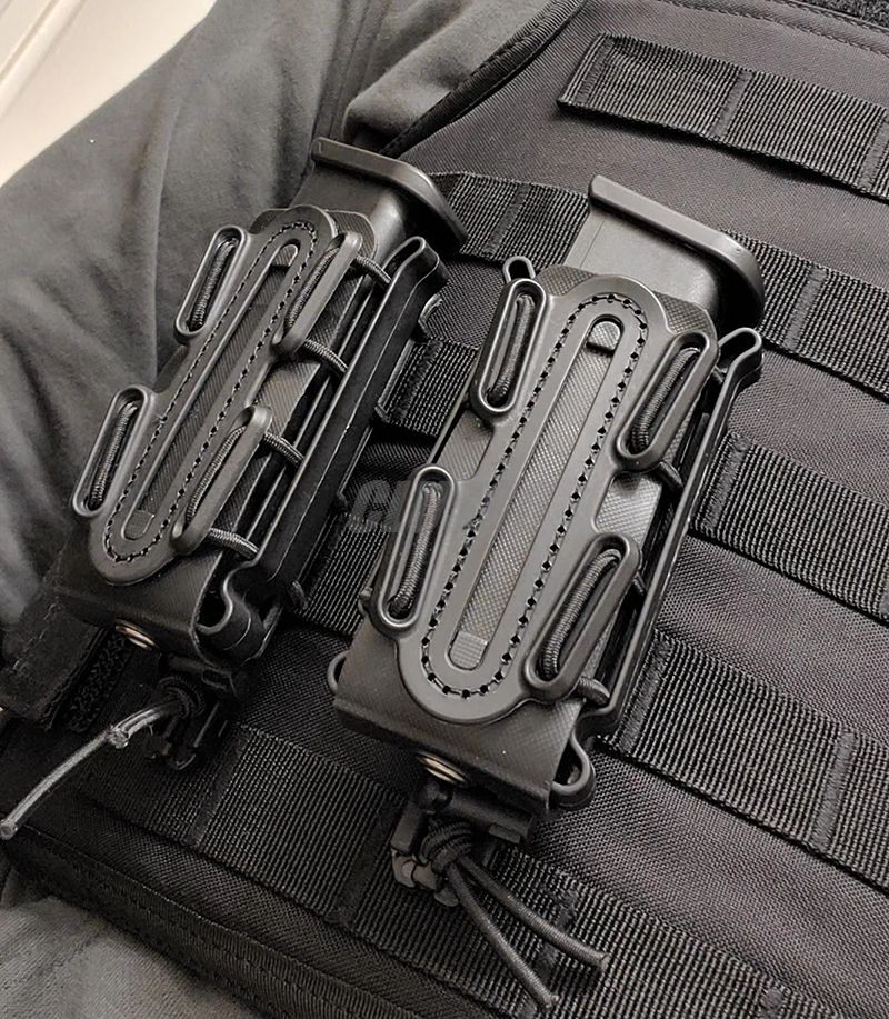 Tactical Molle Magazine Pouch Carrier 5.56 7.62 Fast Mag Flexible Rifle AK 74 AKA 47 AR M4 9mm Pistol Glock Magazine Holder