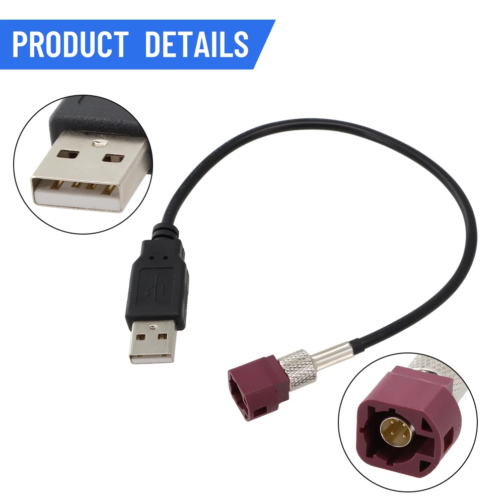 USB Input LVDS Output Retrofit Cable For For Factory Audio Integration in For BMW and For Benz Models with CD Support